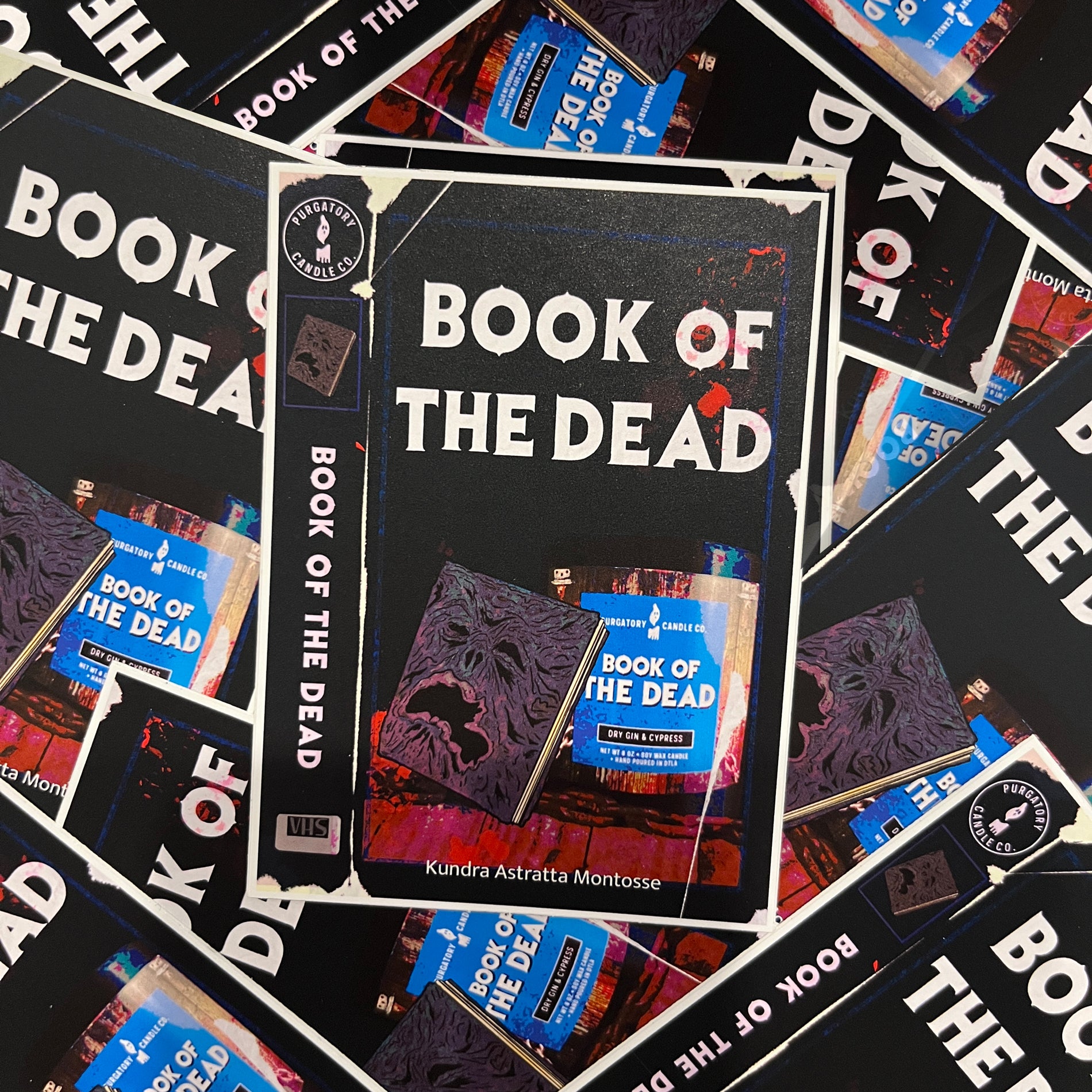 Purgatory Candle Co. - Book of the Dead VHS Sticker