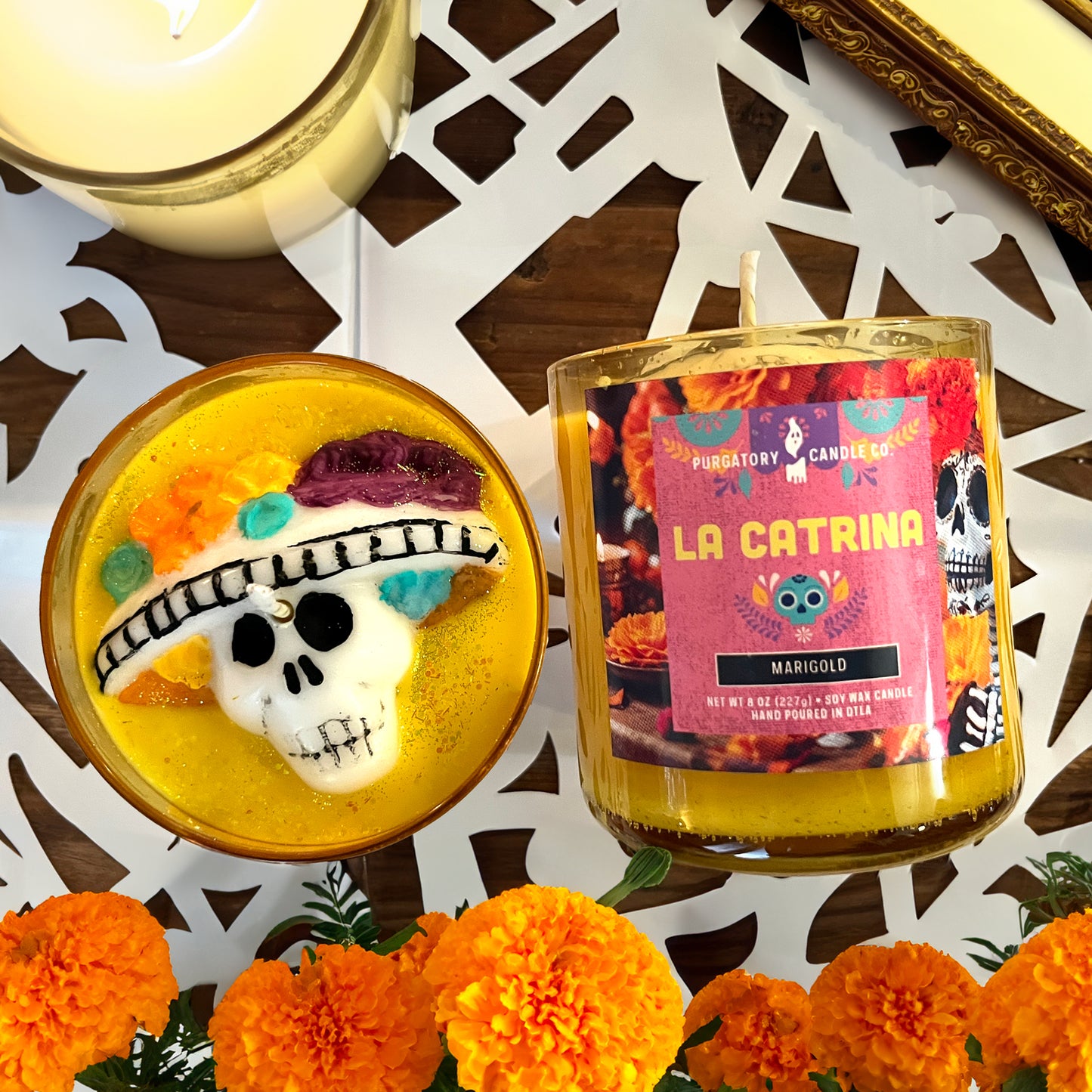 La Catrina Candle