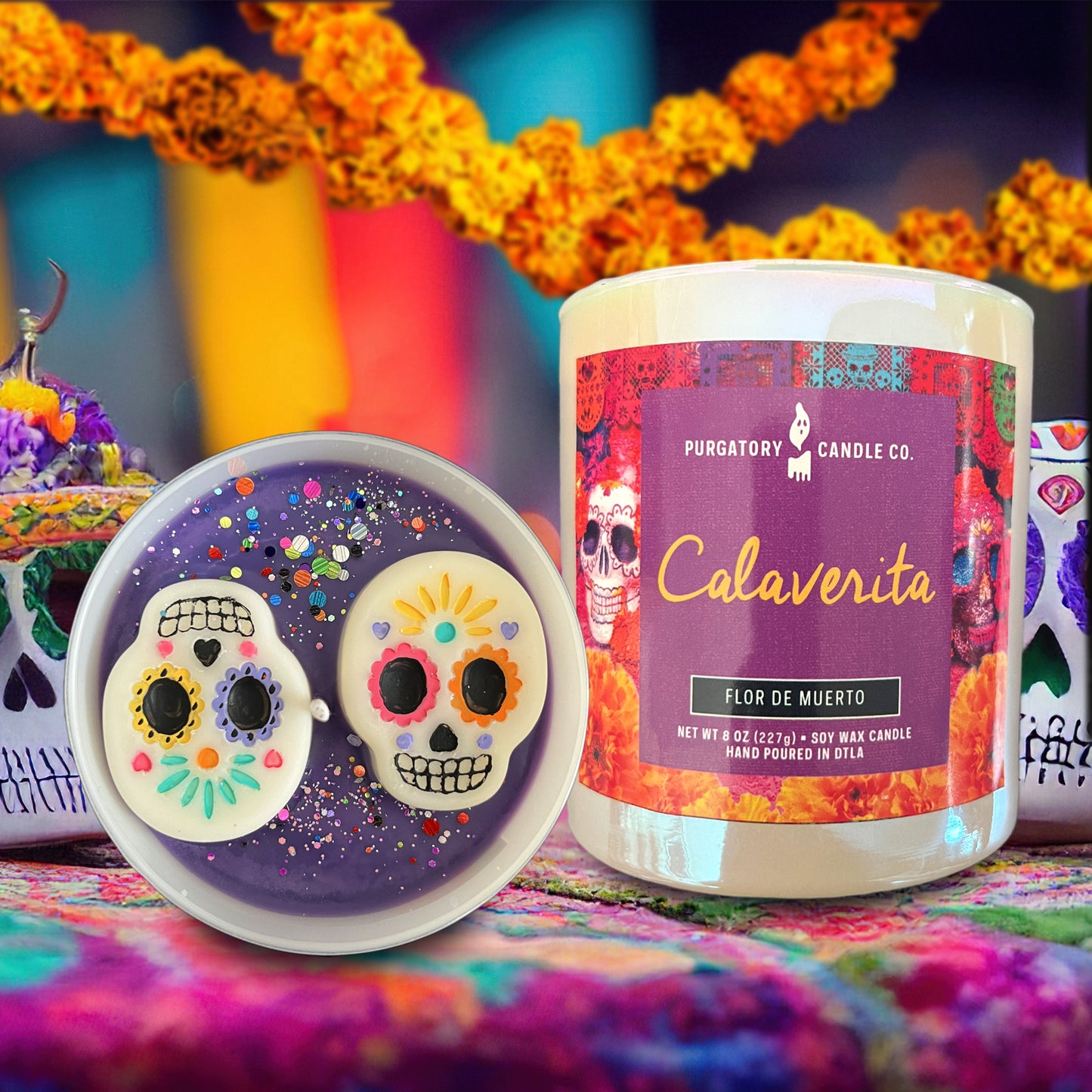 Calaverita Candle